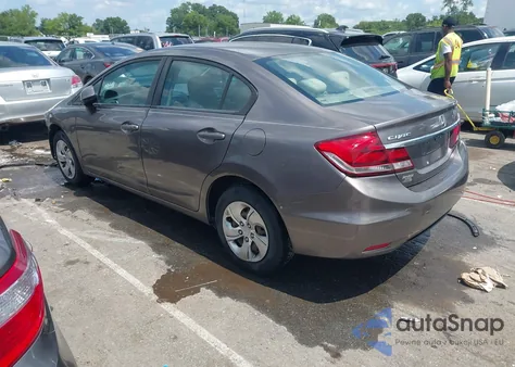 2013 Honda Civic Lx z USA, uszkodzony, nr VIN 19XFB2F58DE092569